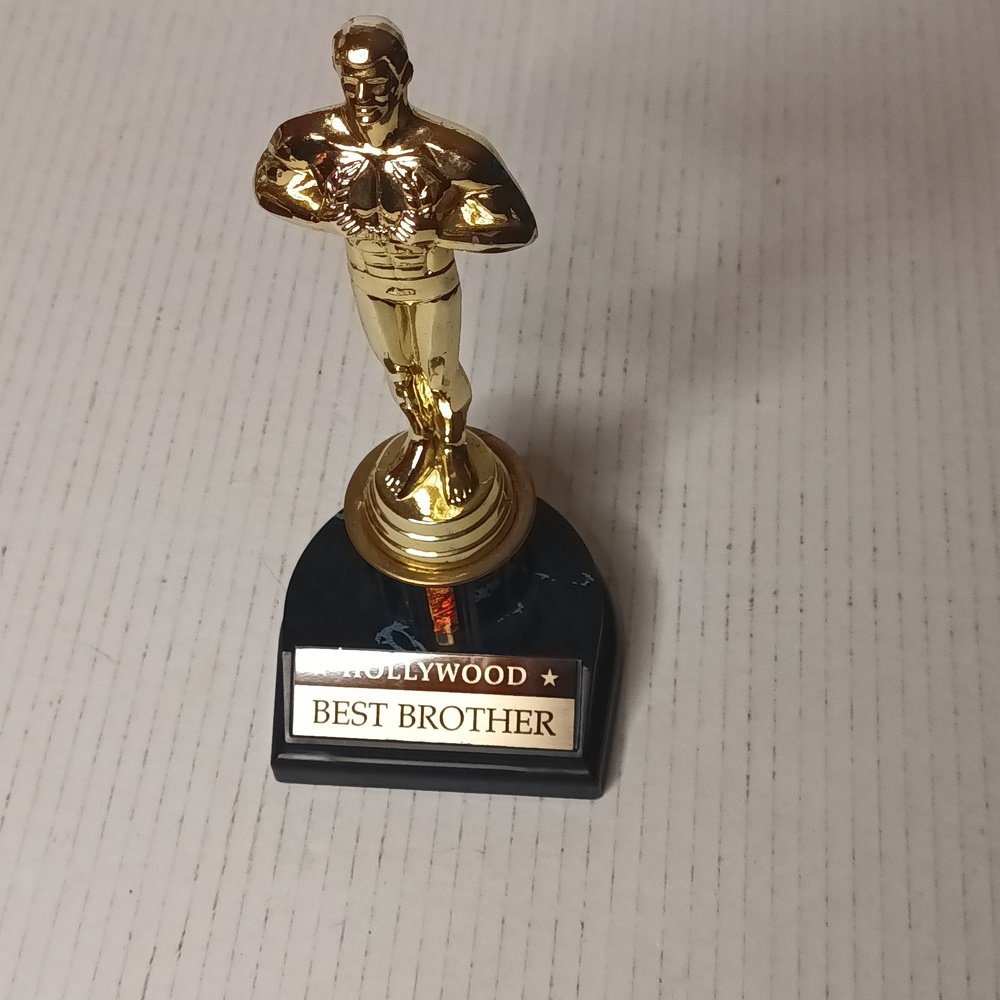 Hollywood Best Brother Trophy Figurine